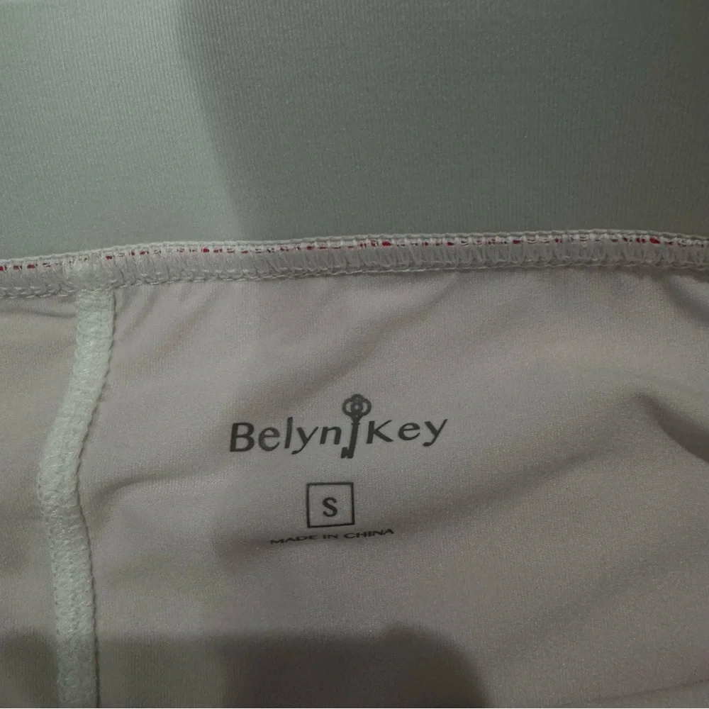 NWT Belyn Key Farrah Wrap Golf‎ Skort In Poppy Red/White Small Tennis Activewear